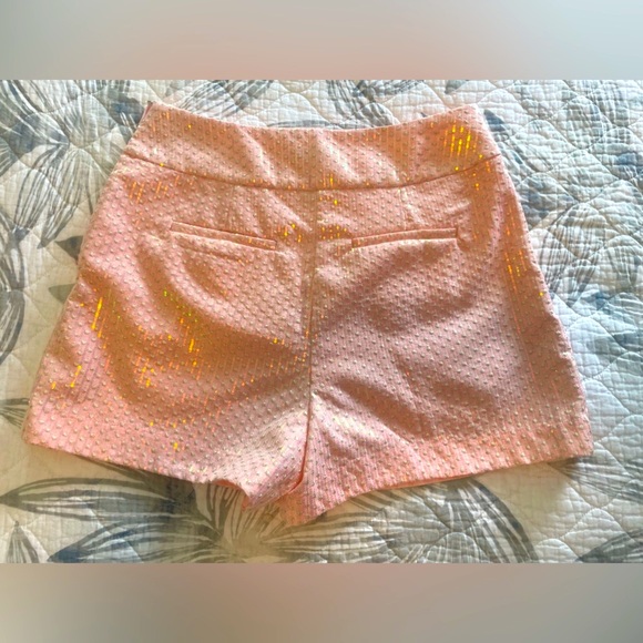 Versona Light pink sequin shorts, worn 1x - Picture 3 of 4